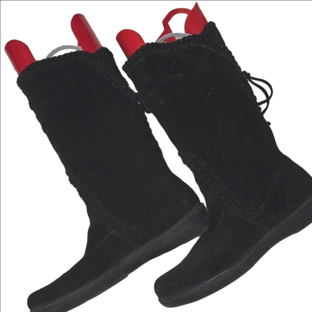 Blk Boots w/a Soft Top - Like new!
